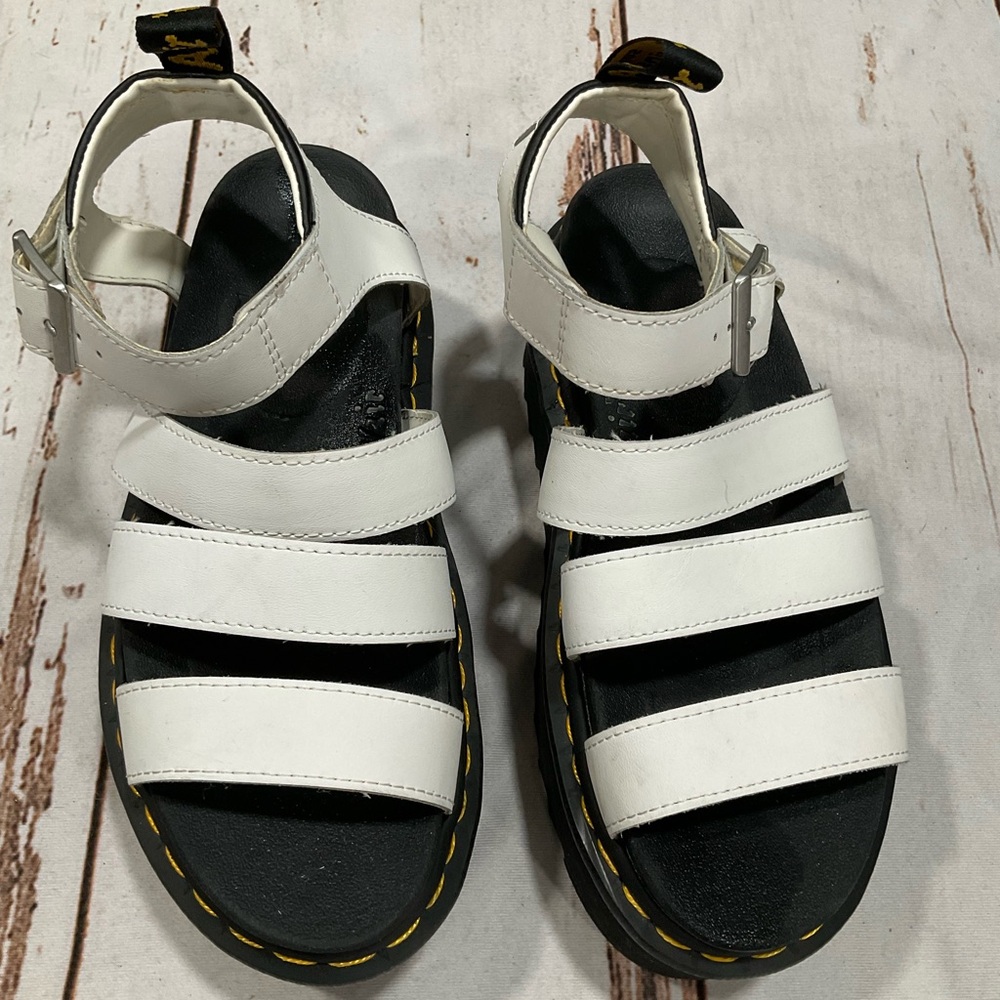 DR.MARTENS PLATFORM BLAIRE QUAD STRAPPY GLADIATOR SANDALS